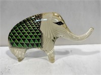 Abraham patatnik Lucite elephant 7x5