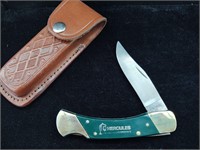 ~Colonial Hercules Pocket Hunter Knife w Sheath
