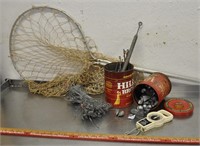 Fishing lot, see pics, includes 20 LBs. of lead