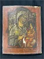 Antique Religious Icon Artwork.