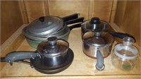 Revere Ware & Assorted Pots & Pans