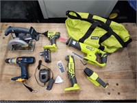 Ryobi Tool Set Including: Model SA1802 1/2" VSR