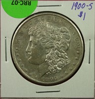 1900-S Morgan Dollar AU