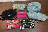 Vera Bradley lot - travel accessories bags,