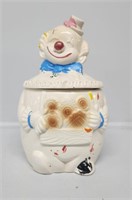 Clown with Cookies Cookie Jar
