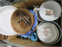 misc bowls, plates etc