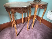 2 Ornate Lamp Tables