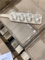 Shot Glasses With Paddle Sold by set