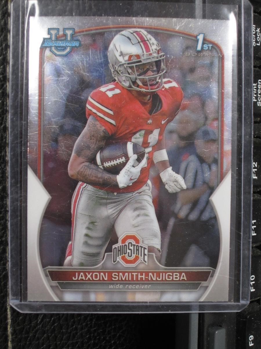 2022 BCU JAXON SMITH-NJIGBA 1ST ROOKIE CARD