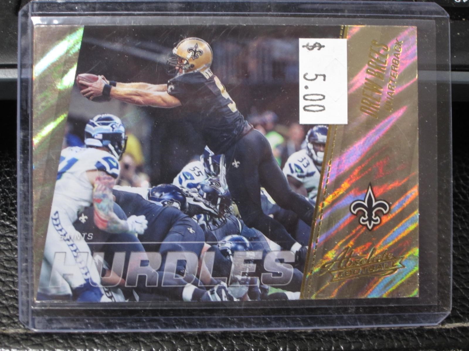 2017 ABSOLUTE DREW BREES HURDLES HOLO