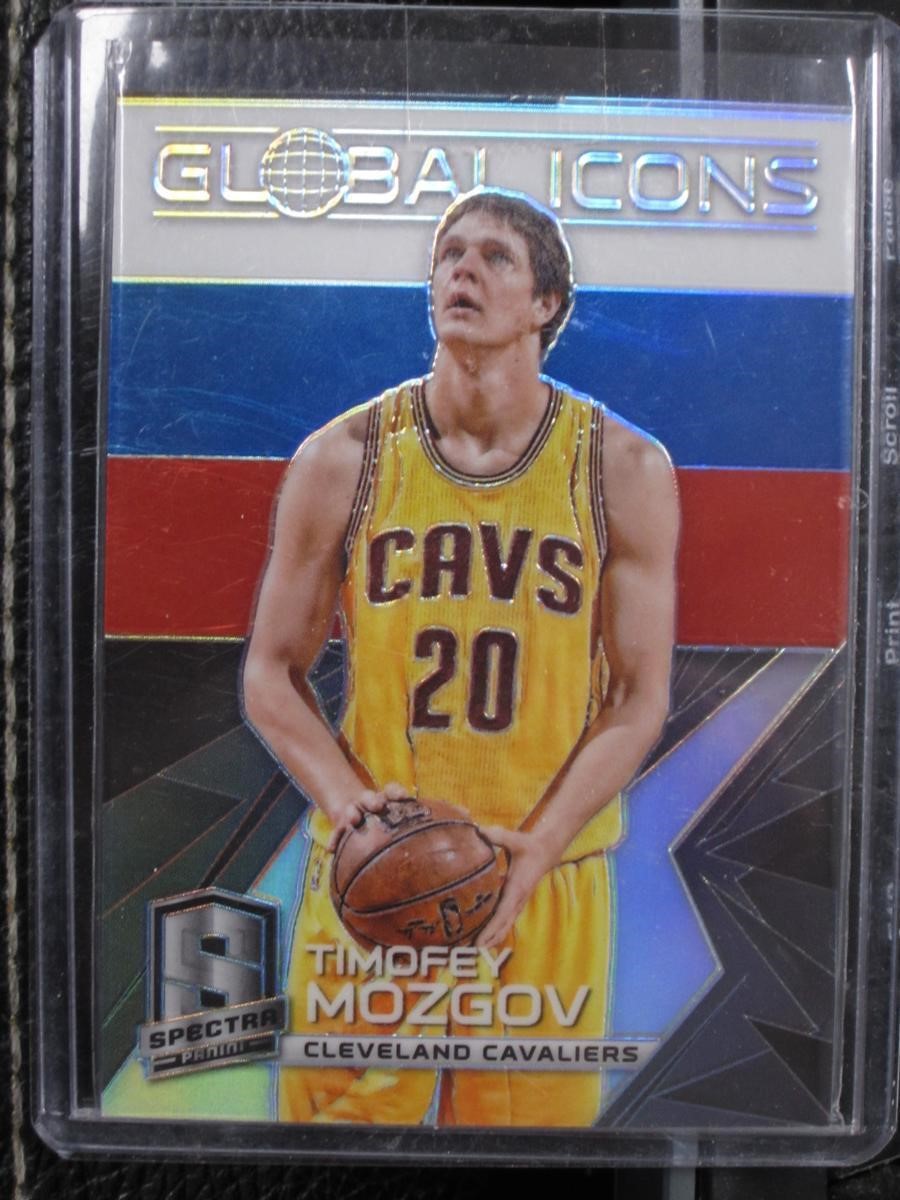 2014-15 SPECTRA TIMOFEY MOZGOV GLOBAL ICONS