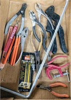 Box Of Pliers And Other Tools