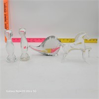 Vintage Glass Animals (4)