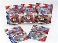 (5) MUSCLE MACHINES DIECAST CARS