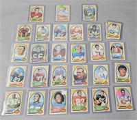 1970 Topps Football Cards Lot Collection