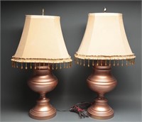 Bronze Colored Table Lamps (2)