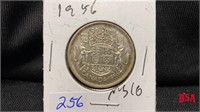 1956 Canadian 50 cent:
