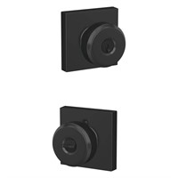 Bowery Matte Black Keyed Entry Door Knob with