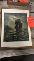 Old Sailboat print by Lyman Cary Powell
