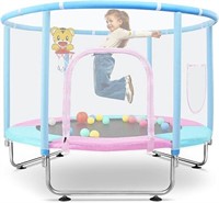 USED - MONBLAM 60" Toddler Foldable Trampoline, In