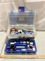16” Clearview Box Full of Sewing Notions