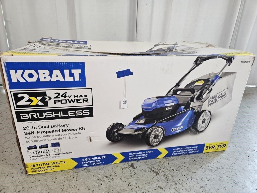 Kobalt 24-Volt Brushless Lawn Mower Set