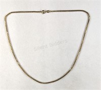 10K Yellow Gold Box Link Chain Necklace