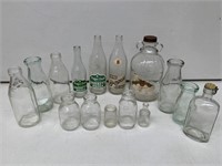 Selection of Milk and Cream Bottles etc