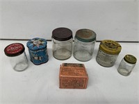 Selection of Mid Century Jars, Tins etc