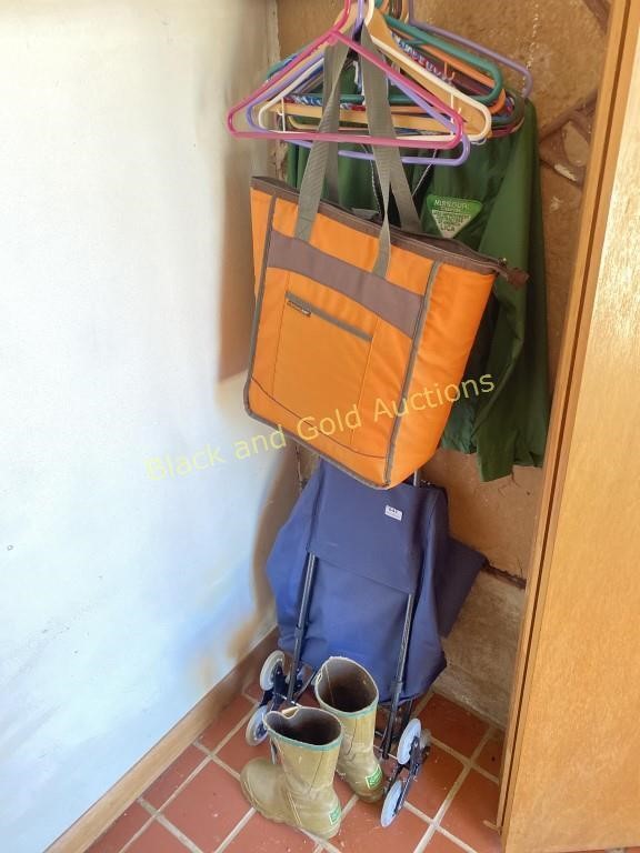 Insulated Bag, Boots, Rolling Cart