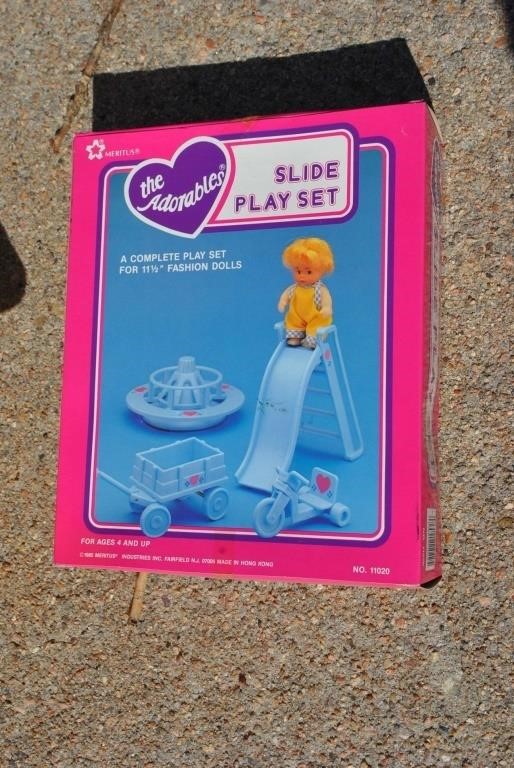 1985 The Adorables slide play set