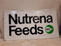 Metal Nutrena Feeds sign