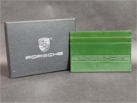 Midnight Green Porsche Card Wallet