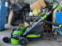 GreenWorks 80V 25" Electric Mower, Tested, Works