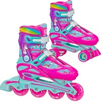 Retail$70 Girls Roller Derby 2in1 Skates