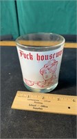 Vintage F Housework Glass