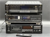 RECEIVER, CD & CASSETTE PLAYERS