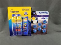 Coppertone Sunscreen and Mini Diffusers for Car
