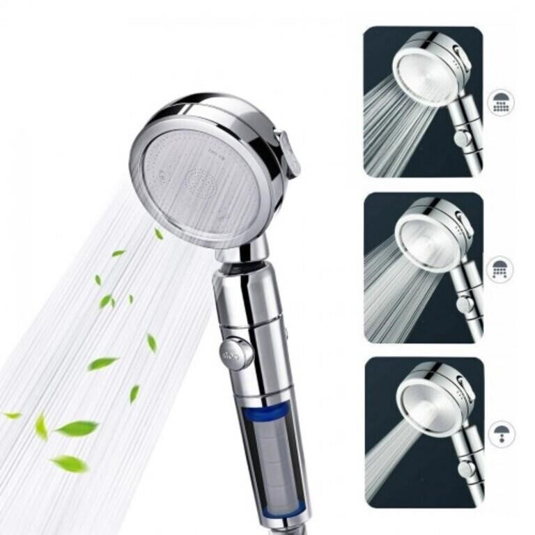 High-Pressure Handheld Shower Head 360 Rotation