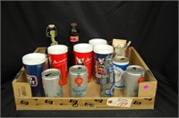 Assorted Beer glasses, advertising - beer