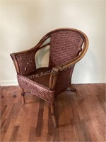 Rattan Chair, 27"x24”x34” tall