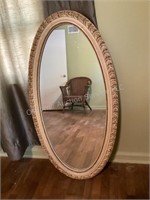 Large Oval Mirror, 23"x45”