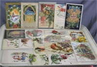EARLY 1900's NEW YEAR & OTHER POSTCARDS