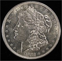 1921-D MORGAN DOLLAR AU/BU