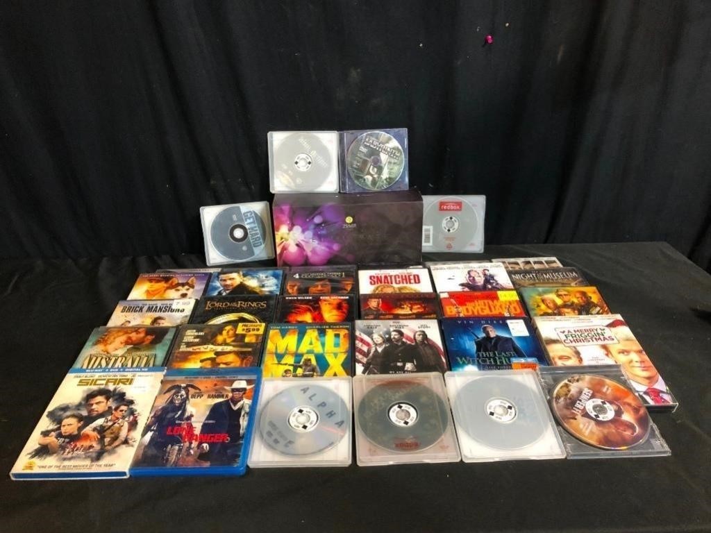 DVD & Blue Ray Movies (Titles in Photos)