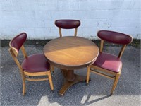 Cute, Vintage Table and Three Chairs