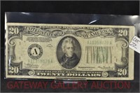 Jackson $20 Federal Reserve Note:
