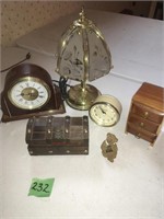 Mini lamp, clocks, jewelry boxes