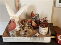 flat with Cardinals,rabbits,dove & pencil caddy