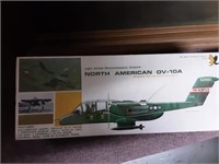 NORTH AMERICAN OV-10A VINTAGE MODEL PLANE